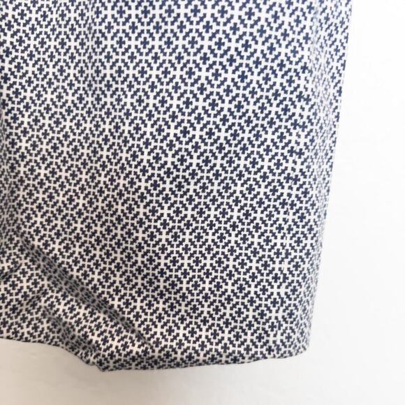 MAX MARA Weekend Cotton Geometric Printed Capri Crop Pants Size 4 Flawed - Picture 8 of 9